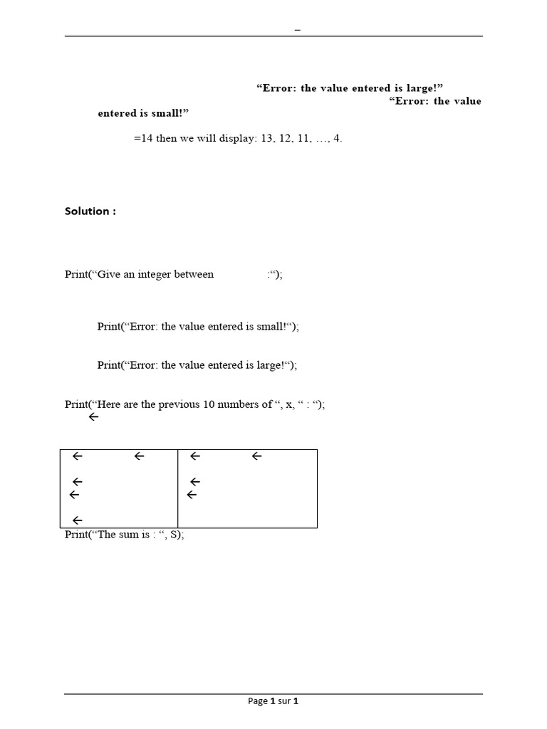 Algorithm for Number Validation and Sum | PDF