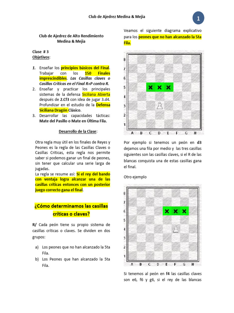 Estrategias de Finales y Defensa Siciliana | PDF | Aperturas de ajedrez ...