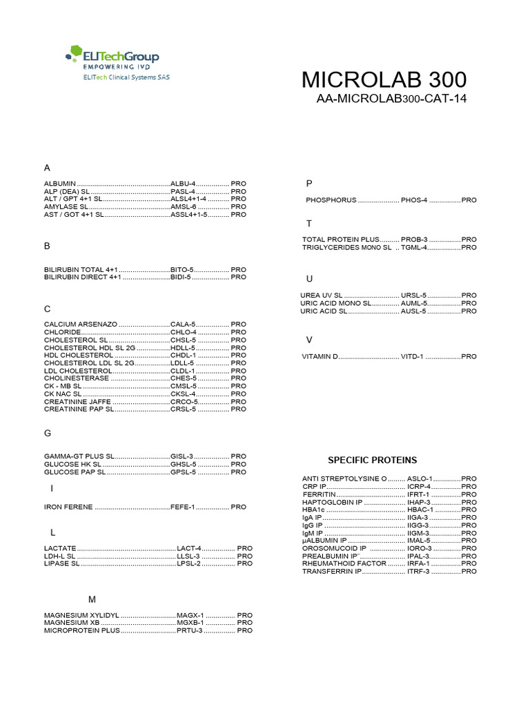 Aa Microlab300 Cat 14 | PDF | Calibration | Temperature