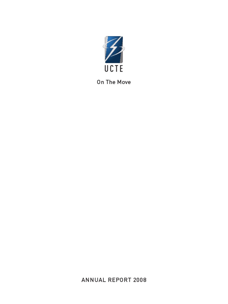 UCTE 2008 Final Report | PDF | Electric Power | Power (Physics)