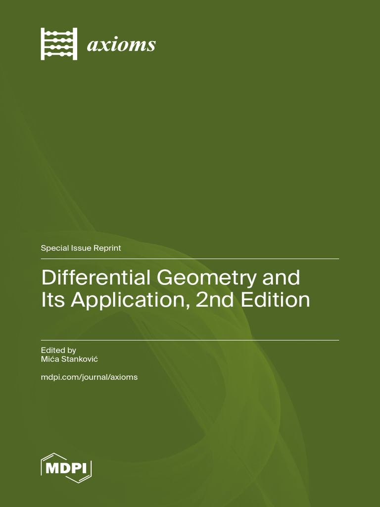 Differential Geometry Applications Overview | PDF | Curvature | Manifold