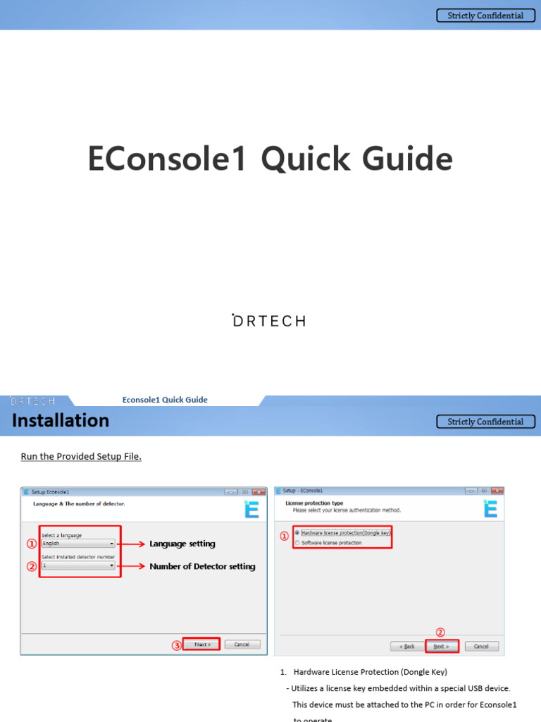 Econsole1 Quick Guide | PDF