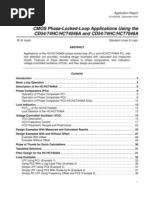 Phase-Locked-Loop Applications Using CD4046