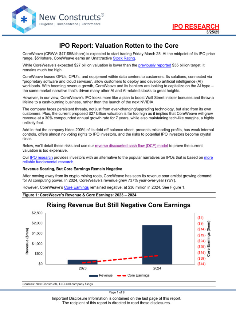 IPO Report Valuation Rotten To The Core | PDF | Valuation (Finance ...