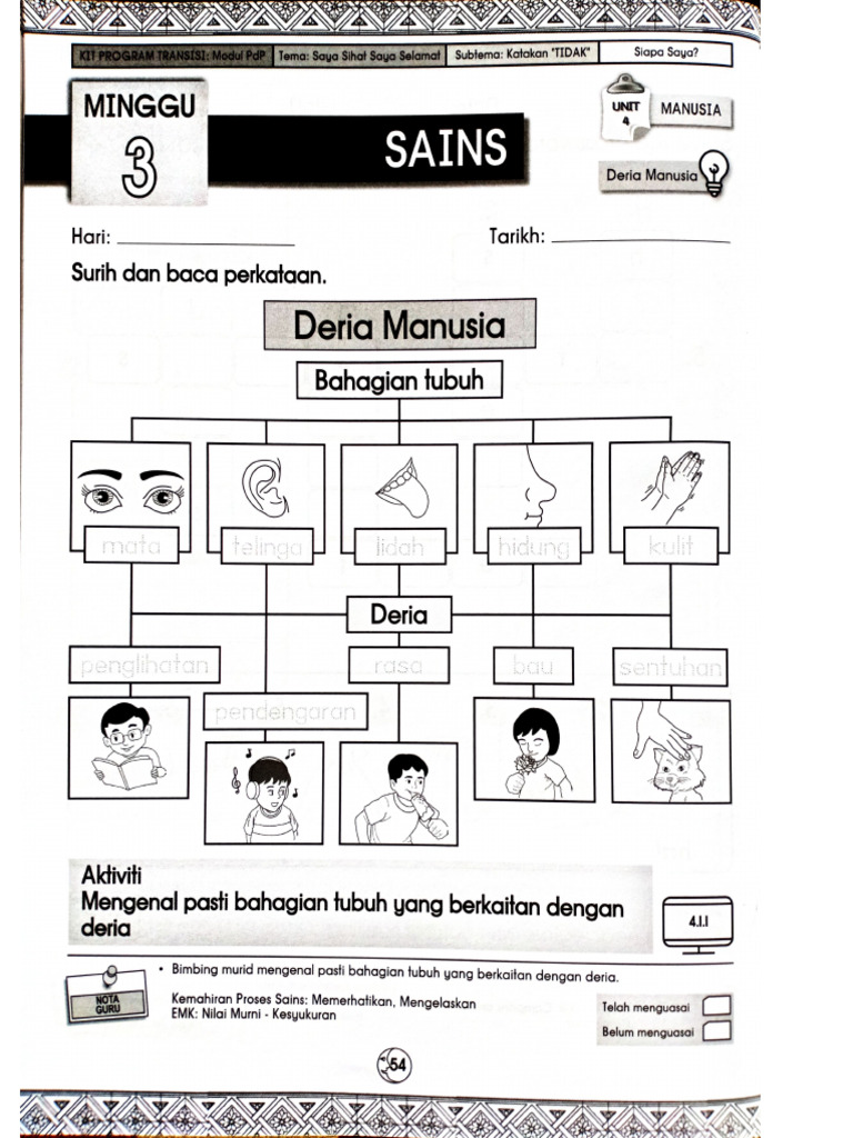 Math Sains Tahun1 | PDF