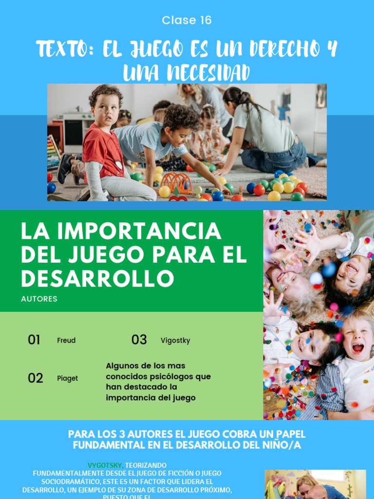 El Juego Como Derecho "Estimulación Temprana" | PDF | Sicología | Adultos