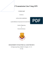 Protection of Transmission Line Using GPS - Doc Satpal