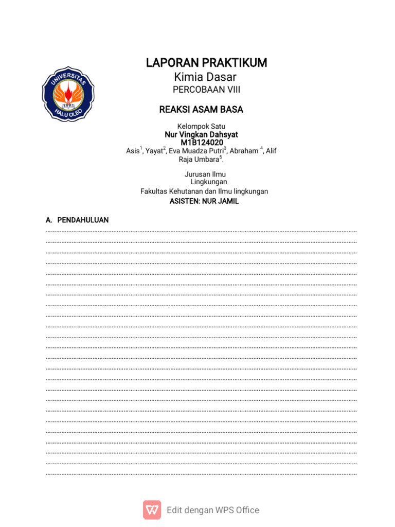 Percobaan 8 Form | PDF