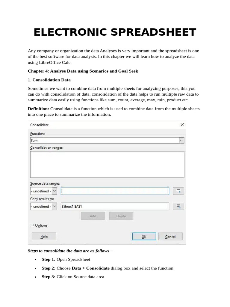 Advanced Electronic Spreadsheet Techniques | PDF | Spreadsheet | Hyperlink