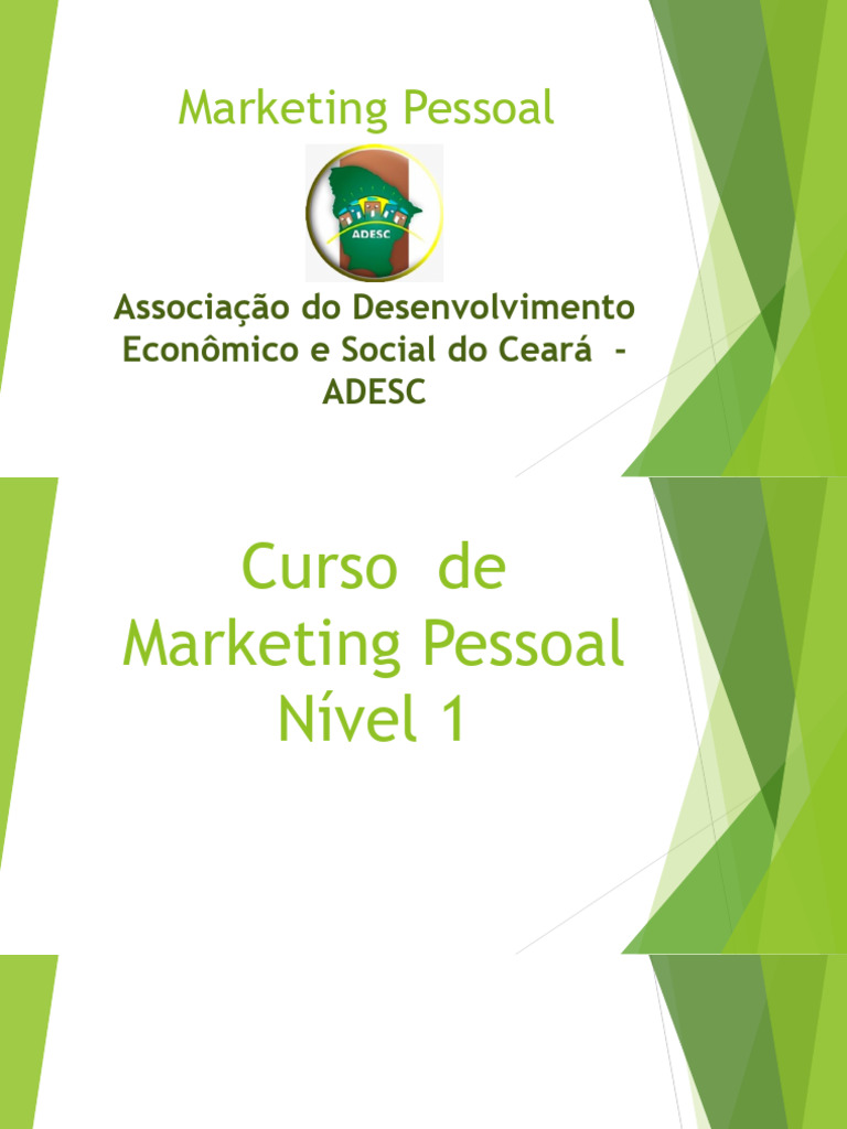 Curso de Marketing Pessoal: Fundamentos e Práticas | PDF | Marketing ...