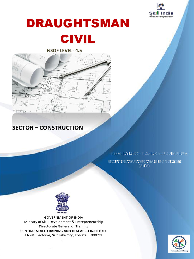 CITS Draughtsman Civil Course Overview | PDF | Technical Drawing ...