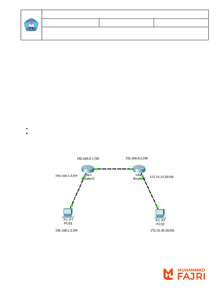 Konfigurasi EIGRP untuk 2 Router | PDF