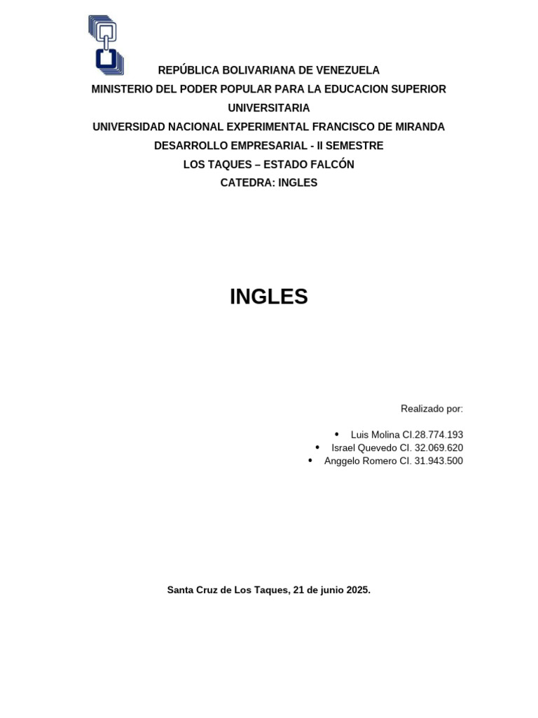 English Segunda Nota | PDF | Meal | Cooking