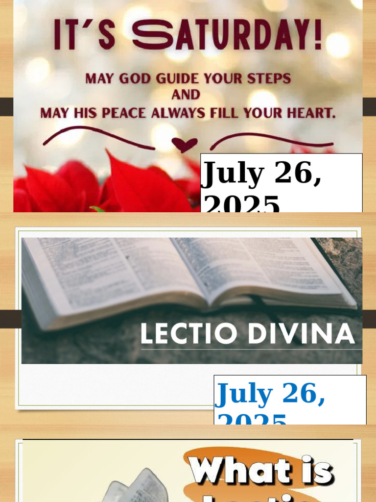 5 Steps of Lectio Divina Explained | PDF