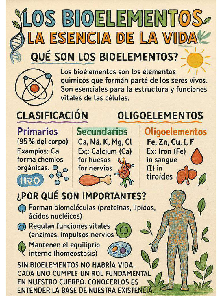 Bioelementos | PDF