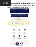 Cara Isi My ICA untuk Singapura | PDF