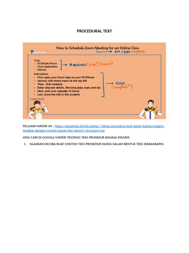 Procedural Text | PDF