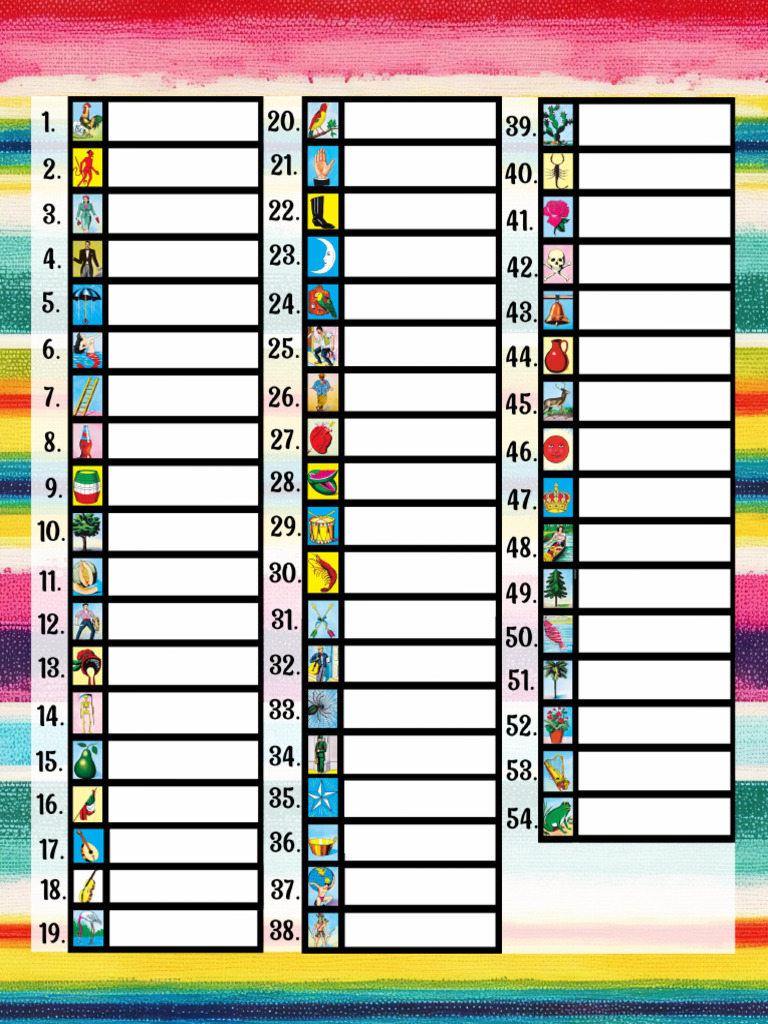 Loteria Raffle 1 | PDF