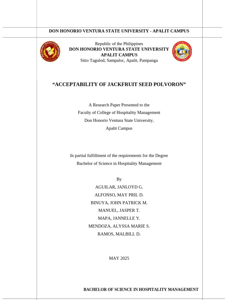 Research Final Template | PDF | Statistics
