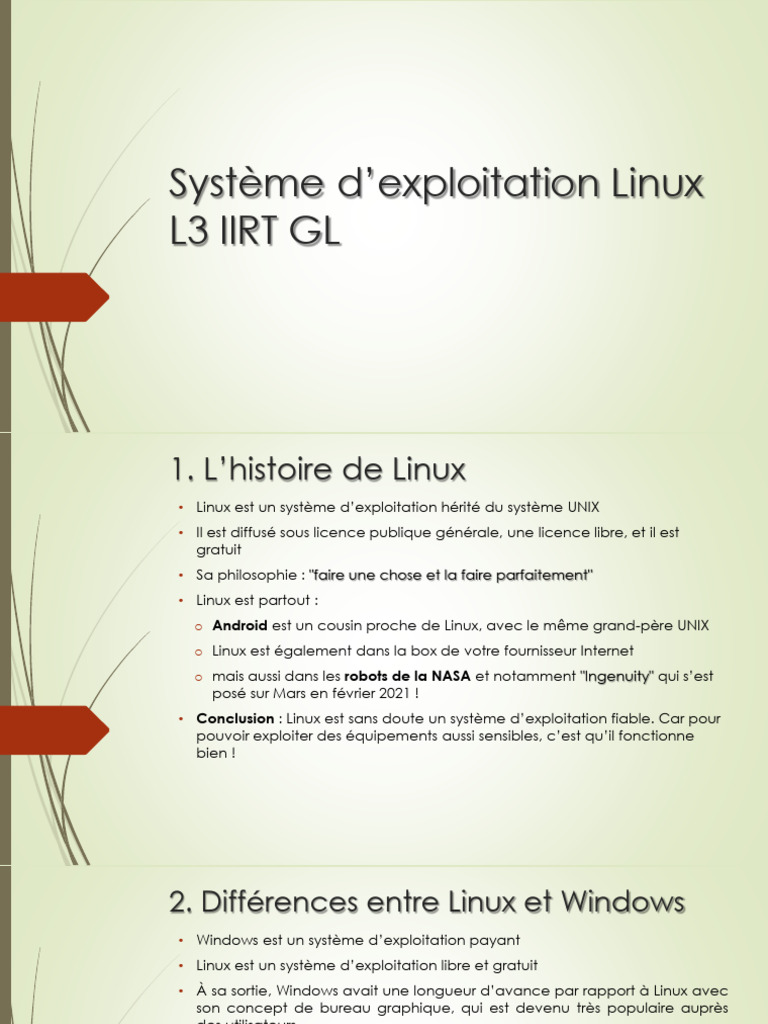 Introduction à Ubuntu et Linux | PDF | Linux | Distribution Linux