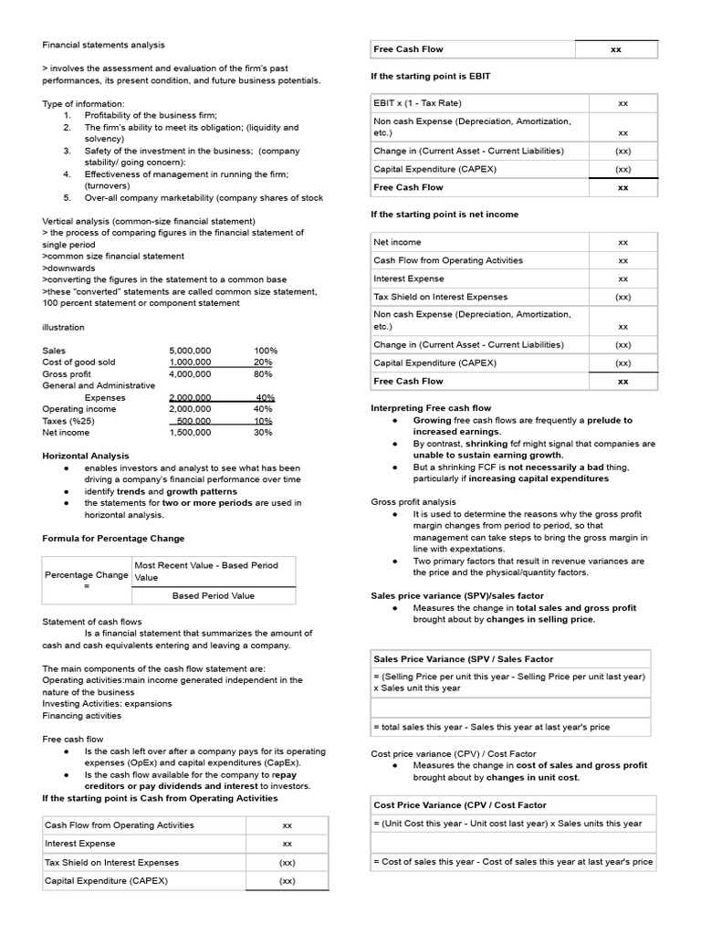 MS FS Analysis - Reviewer | PDF | Equity (Finance) | Expense