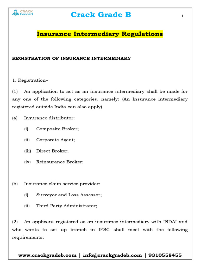 Insurance Regulations Lyst1727610361117 | PDF | Insurance | Indemnity