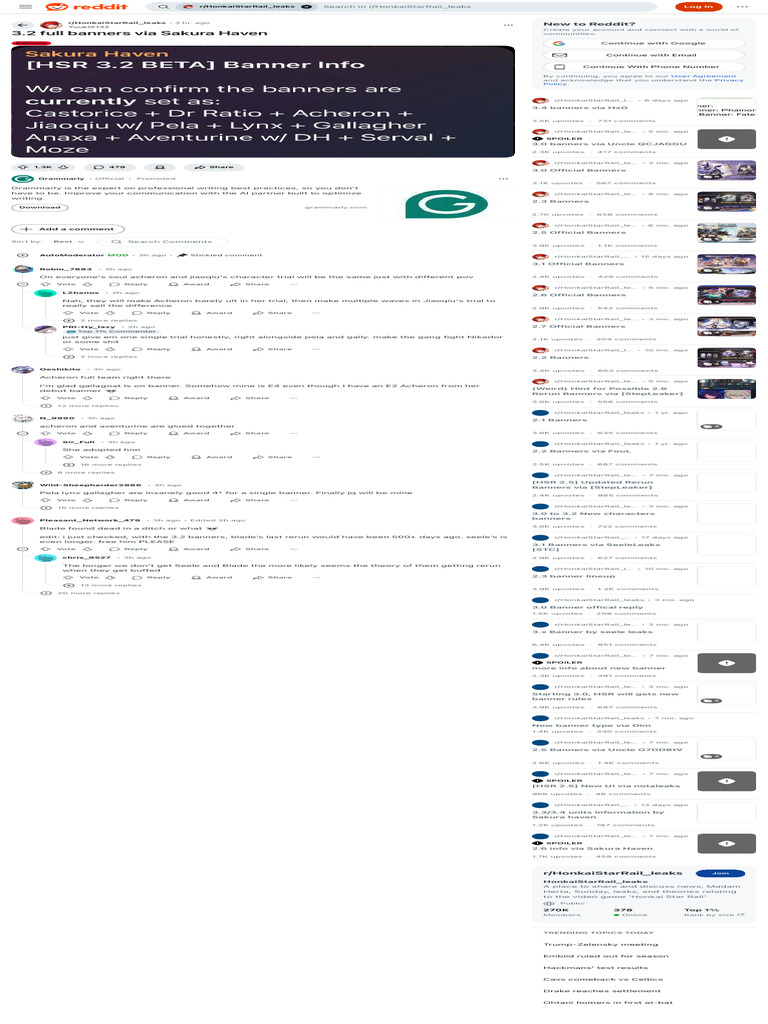 3.2 Full Banners Via Sakura Haven rHonkaiStarRail Leaks PDF