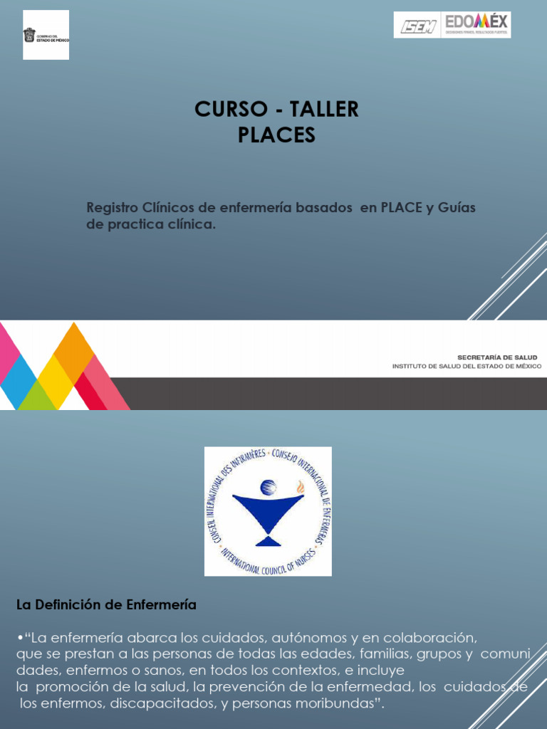 Registro Clínico de Enfermería y PLACE | PDF | Enfermería | Diagnostico ...