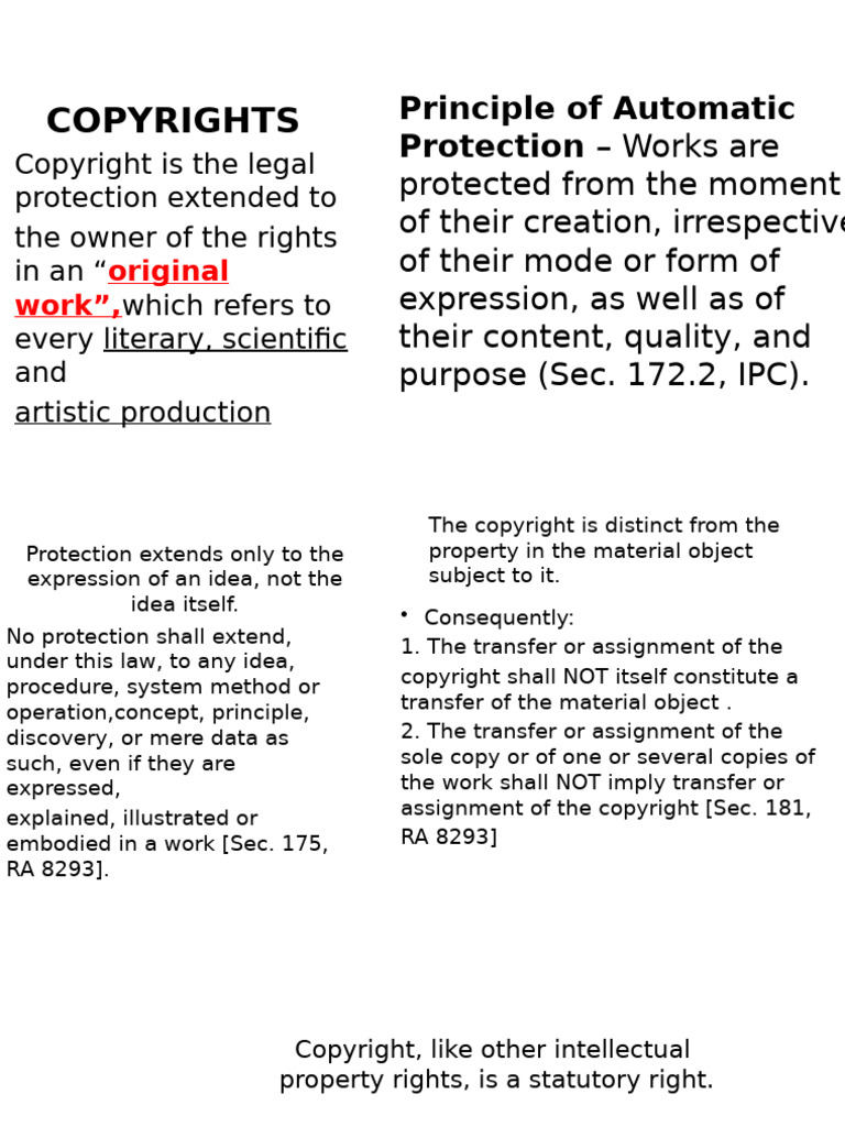 Understanding Copyright Protection Basics | PDF | Copyright ...
