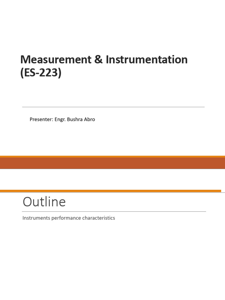 Accuracy and Precision in Measurement | PDF | Observational Error ...