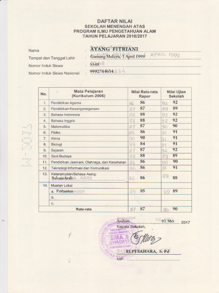 SMA1 | PDF