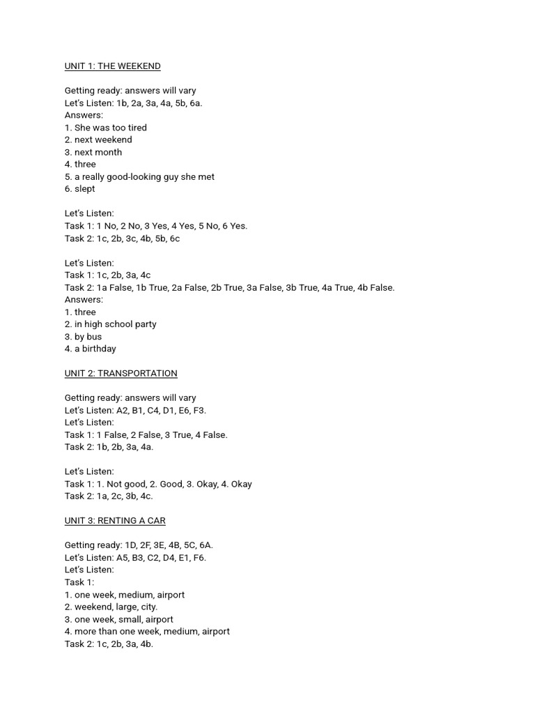 English Listening Practice Units 1-17 | PDF | Chess Openings | Chess Theory