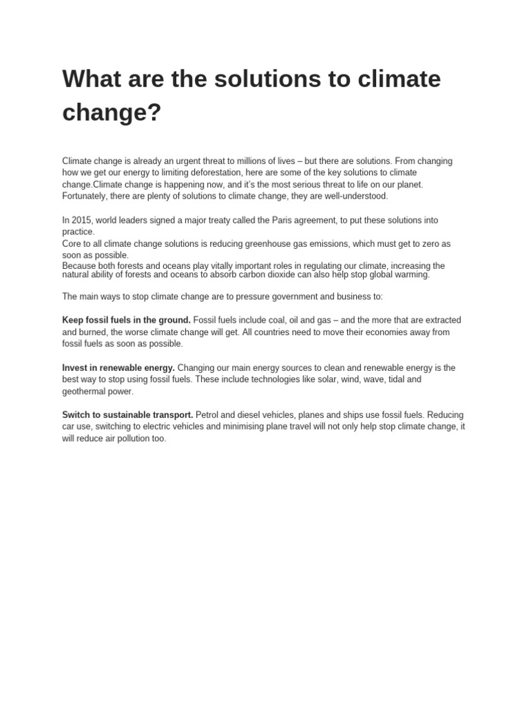 Climate Change Global Warming | PDF | Climate Change | Greenhouse Gas