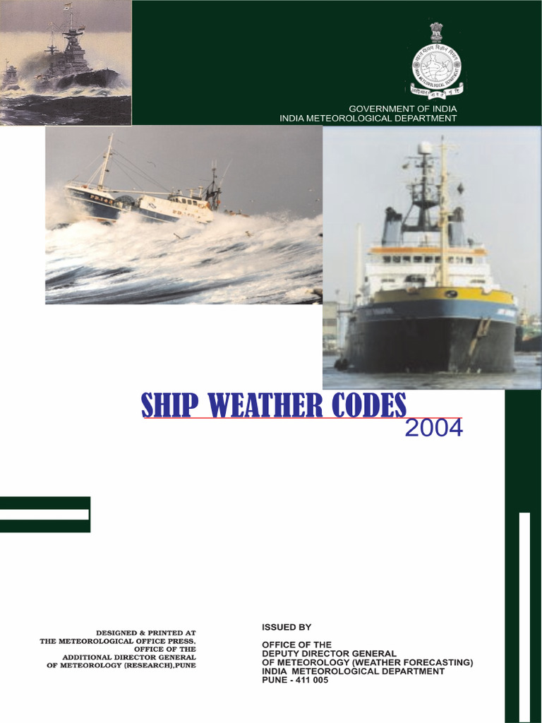 Ship Weather Codes and Observations Guide | PDF | Meteorology | Weather ...