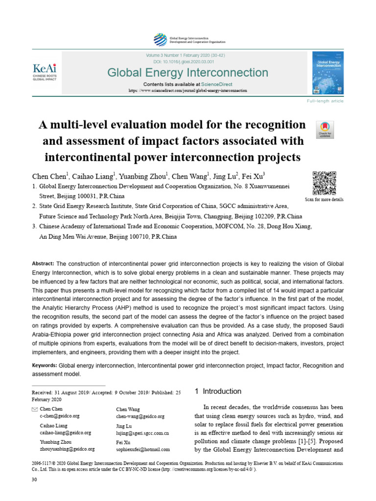 A Multi-Level Evaluation Model For The Recognition and Assessment of ...