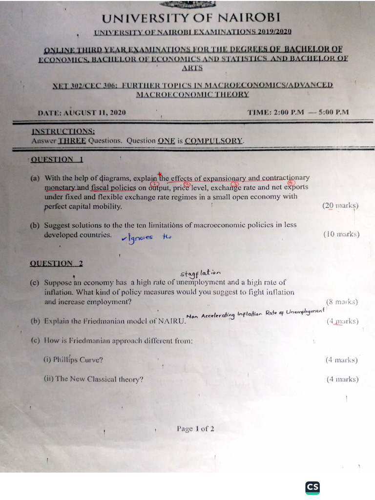 CEC 306 Past Papers | PDF