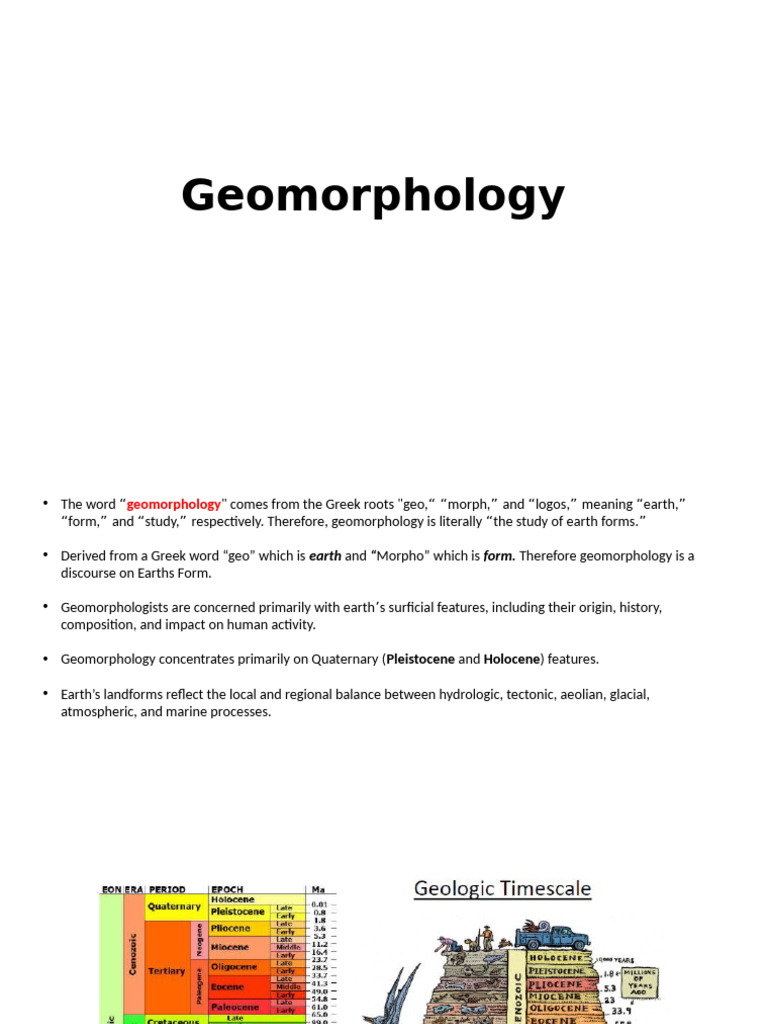 Understanding Geomorphology and Processes | PDF | Geomorphology | Erosion
