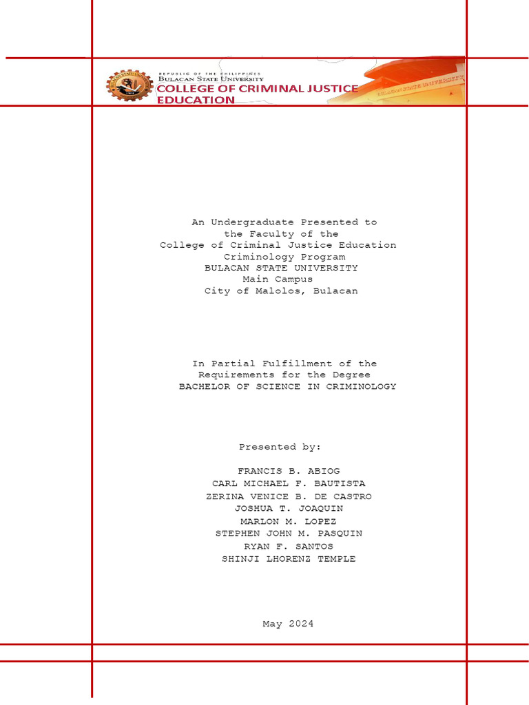 Revised Manuscript Bsc4f g2 Chap1 5 1 1 Font Courier New | PDF ...