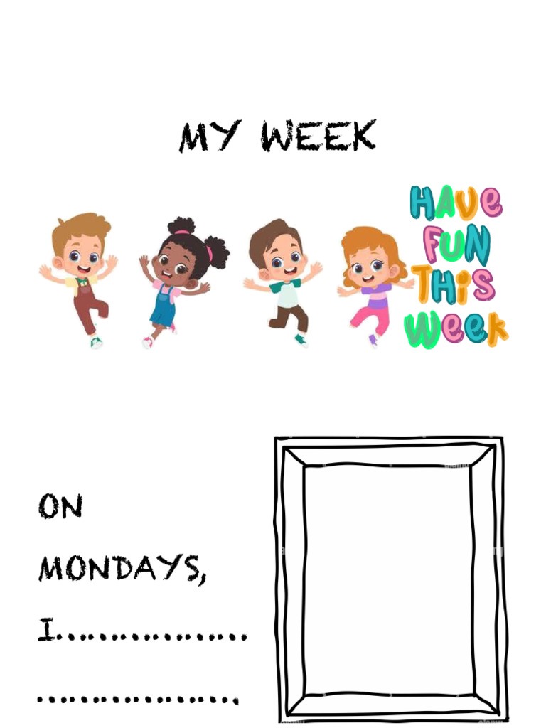 My Week Booklet | PDF