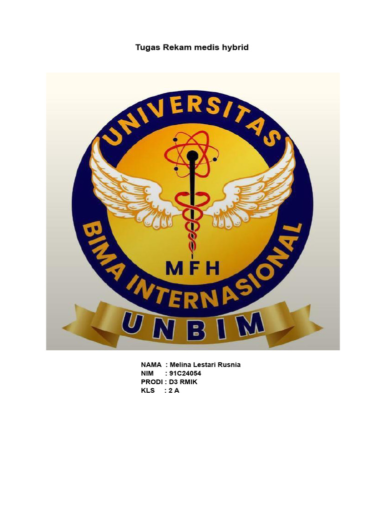 Tugas UI Rekam Medis D3 RMIK UNBIM | PDF