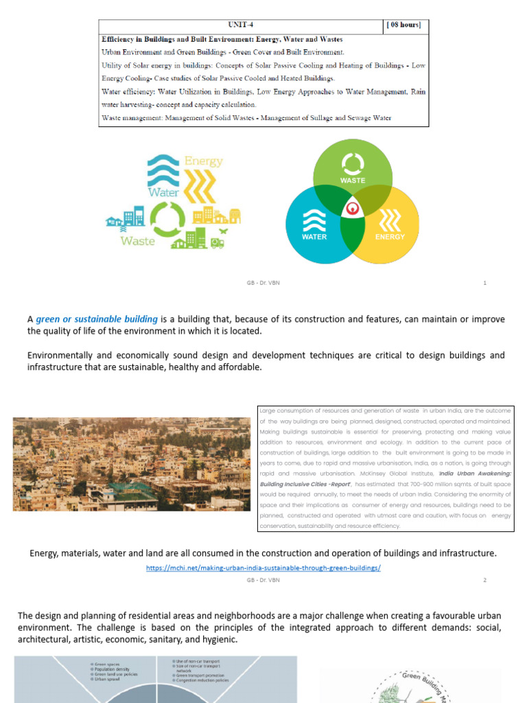 Sustainable Building Design Principles | PDF | Waste | Solar Energy