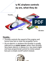 The Primary RC Airplane Controls