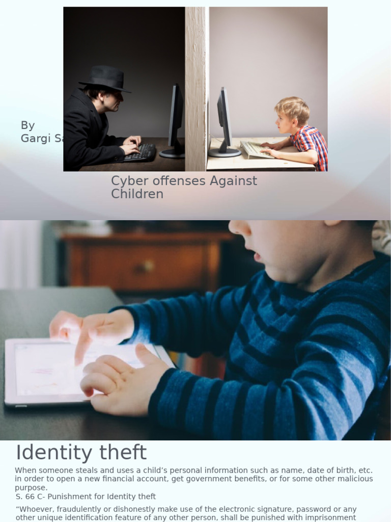 Cyber Crimes Targeting Children Explained | PDF | Cybercrime | Crimes