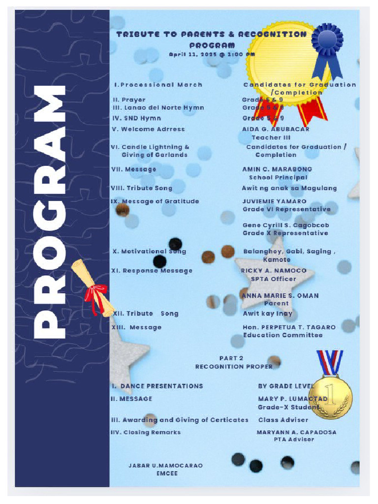 Tribute To Parents Program | PDF