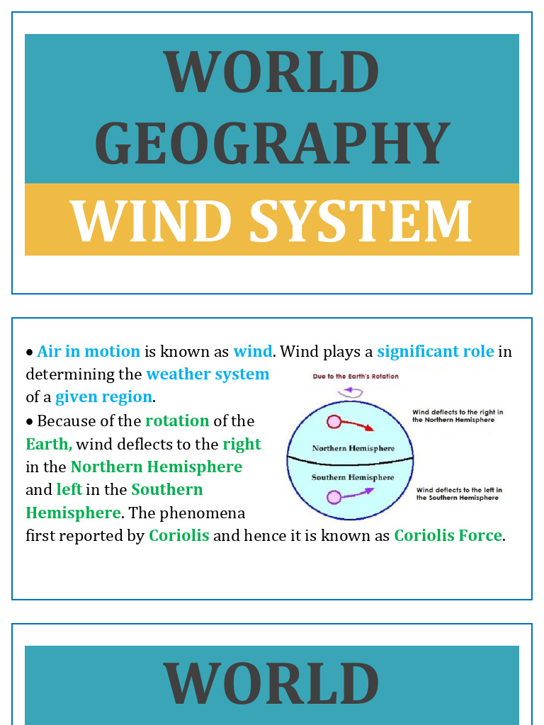 Global Wind Systems and Local Winds | PDF | Wound | Cyclone