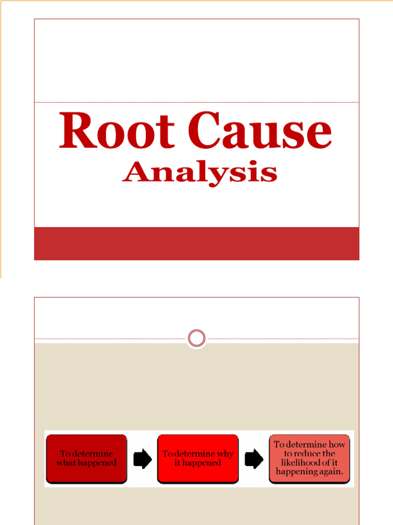 Root Cause Analysis Techniques Explained | PDF
