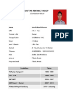 Daftar Riwayat Hidup