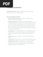 Integração economica - resumos