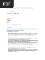 CDR Release Application Sample | PDF | Crime & Violence | Crime Thriller