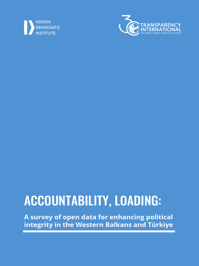 Open Data for Political Integrity in Balkans | PDF | Corruption | Metadata
